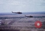 Image of UH-1H helicopters in Mekong Delta of Vietnam Vietnam, 1969, second 35 stock footage video 65675025967