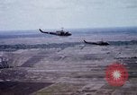 Image of UH-1H helicopters in Mekong Delta of Vietnam Vietnam, 1969, second 37 stock footage video 65675025967