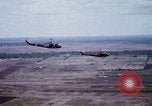 Image of UH-1H helicopters in Mekong Delta of Vietnam Vietnam, 1969, second 40 stock footage video 65675025967
