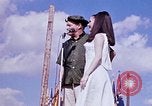 Image of Bob Hope show Pleiku South Vietnam Camp Enari, 1967, second 22 stock footage video 65675025973