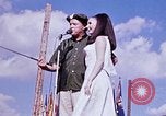 Image of Bob Hope show Pleiku South Vietnam Camp Enari, 1967, second 24 stock footage video 65675025973