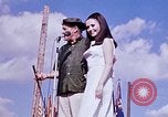 Image of Bob Hope show Pleiku South Vietnam Camp Enari, 1967, second 27 stock footage video 65675025973