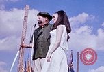 Image of Bob Hope show Pleiku South Vietnam Camp Enari, 1967, second 28 stock footage video 65675025973