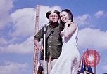 Image of Bob Hope show Pleiku South Vietnam Camp Enari, 1967, second 36 stock footage video 65675025973