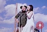 Image of Bob Hope show Pleiku South Vietnam Camp Enari, 1967, second 37 stock footage video 65675025973