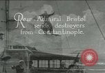 Image of US destroyers respond  to Smyrna fire Istanbul Turkey, 1922, second 1 stock footage video 65675025989