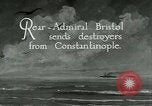 Image of US destroyers respond  to Smyrna fire Istanbul Turkey, 1922, second 4 stock footage video 65675025989
