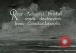 Image of US destroyers respond  to Smyrna fire Istanbul Turkey, 1922, second 5 stock footage video 65675025989