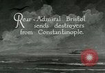 Image of US destroyers respond  to Smyrna fire Istanbul Turkey, 1922, second 7 stock footage video 65675025989