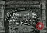 Image of sailors visit Vatican City Rome Italy, 1922, second 3 stock footage video 65675025999