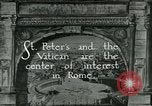 Image of sailors visit Vatican City Rome Italy, 1922, second 4 stock footage video 65675025999