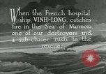 Immagine di USS Bainbridge salvataggi di nave ospedale Vinh-Long Europa, 1922, secondo 9 filmato di repertorio 65675026004