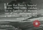 Immagine di USS Bainbridge salvataggi di nave ospedale Vinh-Long Europa, 1922, secondo 12 filmato di repertorio 65675026004