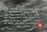Immagine di USS Bainbridge salvataggi di nave ospedale Vinh-Long Europa, 1922, secondo 41 filmato di repertorio 65675026004