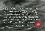 Immagine di USS Bainbridge salvataggi di nave ospedale Vinh-Long Europa, 1922, secondo 54 filmato di repertorio 65675026004