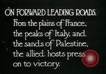 Image Les troupes italiennes positions défensives Première Guerre Mondiale Italie, 1918, de la seconde 19 séquences d'archives historiques vidéo 65675026011