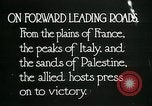 Image Les troupes italiennes positions défensives Première Guerre Mondiale Italie, 1918, de la seconde 22 séquences d'archives historiques vidéo 65675026011