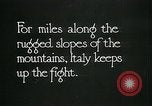 Image Les troupes italiennes positions défensives Première Guerre Mondiale Italie, 1918, de la seconde 30 séquences d'archives historiques vidéo 65675026011