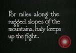 Image Les troupes italiennes positions défensives Première Guerre Mondiale Italie, 1918, de la seconde 31 séquences d'archives historiques vidéo 65675026011