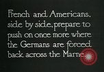 Standbild verwurzelte französische Soldaten an der Marne line Frankreich, 1918, aus Sekunde 10 historischem Filmmaterial Videoclip 65675026012