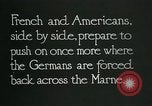 Standbild verwurzelte französische Soldaten an der Marne line Frankreich, 1918, aus Sekunde 11 historischem Filmmaterial Videoclip 65675026012