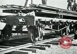 Image of British military engineers build a railroad line Palestine, 1917, second 51 stock footage video 65675026013