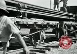 Image of British military engineers build a railroad line Palestine, 1917, second 57 stock footage video 65675026013