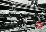 Image of British military engineers build a railroad line Palestine, 1917, second 58 stock footage video 65675026013