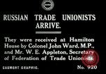 Standbild Gewerkschaftsführern London England Vereinigtes Königreich, 1919, aus Sekunde 1 historischem Filmmaterial Videoclip 65675026030