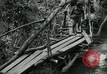 Immagine di Le forze britanniche costruire un ponte attraverso il Fiume Wami Tanzania Africa orientale, 1918, secondo 19 filmato di repertorio 65675026031