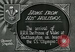 Image RMS Olympic arrivant à l'orifice transportant Prince de Galles Southampton Angleterre, 1924, de la seconde 7 séquences d'archives historiques vidéo 65675026042