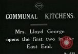 Image of communal kitchen United Kingdom, 1920, second 3 stock footage video 65675026054