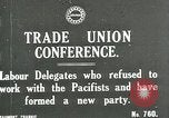 Standbild Gewerkschaft Konferenz London England Vereinigtes Königreich, 1917, aus Sekunde 1 historischem Filmmaterial Videoclip 65675026058