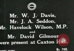 Standbild Gewerkschaft Konferenz London England Vereinigtes Königreich, 1917, aus Sekunde 3 historischem Filmmaterial Videoclip 65675026058