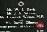 Standbild Gewerkschaft Konferenz London England Vereinigtes Königreich, 1917, aus Sekunde 5 historischem Filmmaterial Videoclip 65675026058