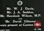 Standbild Gewerkschaft Konferenz London England Vereinigtes Königreich, 1917, aus Sekunde 10 historischem Filmmaterial Videoclip 65675026058