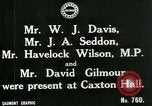 Standbild Gewerkschaft Konferenz London England Vereinigtes Königreich, 1917, aus Sekunde 11 historischem Filmmaterial Videoclip 65675026058
