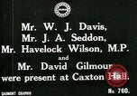 Standbild Gewerkschaft Konferenz London England Vereinigtes Königreich, 1917, aus Sekunde 12 historischem Filmmaterial Videoclip 65675026058