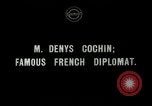 Image of 1916 Paris Allies Conference World War I Paris France, 1916, second 62 stock footage video 65675026063