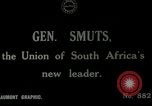 Image of General Smuts as Prime Minister South Africa, 1919, second 6 stock footage video 65675026065
