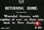 Image of World War I Anzac soldiers of New Zealand return home United Kingdom, 1917, second 4 stock footage video 65675026067