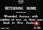 Image of World War I Anzac soldiers of New Zealand return home United Kingdom, 1917, second 6 stock footage video 65675026067