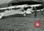 Image of French Nieuport 11 aircraft in World War I Verdun France, 1916, second 37 stock footage video 65675026069