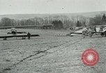 Image of French Nieuport 11 aircraft in World War I Verdun France, 1916, second 40 stock footage video 65675026069