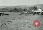 Image of French Nieuport 11 aircraft in World War I Verdun France, 1916, second 42 stock footage video 65675026069