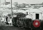Image of rail cars with shells France, 1917, second 10 stock footage video 65675026070