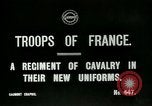 Image of French Regiment of Cavalry  France, 1915, second 3 stock footage video 65675026072
