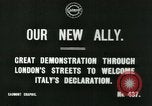 Image of British demonstration World War I London England United Kingdom, 1915, second 4 stock footage video 65675026073