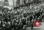 Image of British demonstration World War I London England United Kingdom, 1915, second 19 stock footage video 65675026073