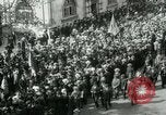 Image of British demonstration World War I London England United Kingdom, 1915, second 20 stock footage video 65675026073